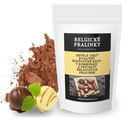 Haniell Rozpustná káva Belgické pralinky jemná a čokoládově svůdná 25 g