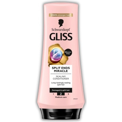 GLISS Split Ends Miracle balzam pre poškodené vlasy 200 ml