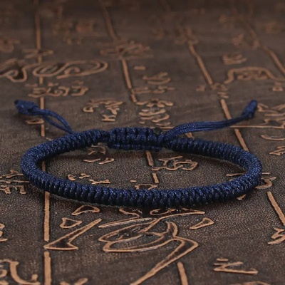 BudNej tibetský náramek pro štěstí modrý MN1908