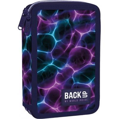 BackUP Несесер с пособия BackUp 8 DW - Neon Waves, 2 ципа (710124)