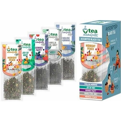 Tea Moments Assorted Black Tea černý a zelený čaj 15 ks