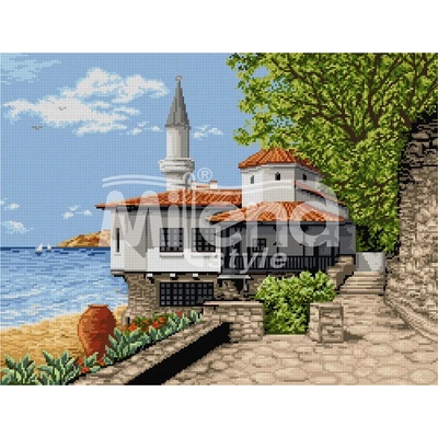Milena Style Дворецът в Балчик - гоблен със схема конци Ariadna 1: 4