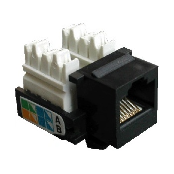 DATACOM Keystone cat5E black UTP