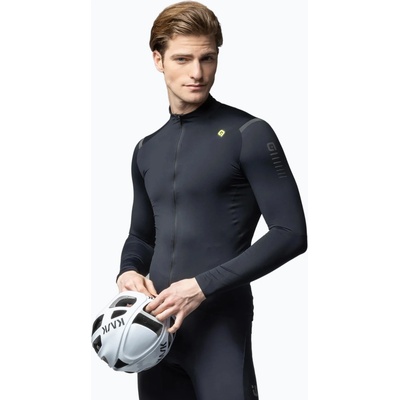 Alé Мъжки суитшърт за колоездене Alé Warm Race black