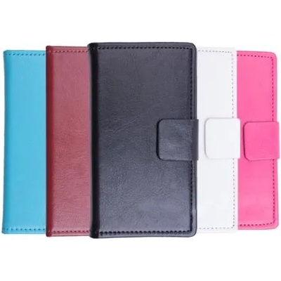 Lenovo A5000 Magnetic Wallet Кожен Калъф и Стилус