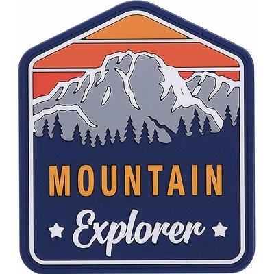 FOSCO nášivka MOUNTAIN EXPLORER velcro FAREBNÁ
