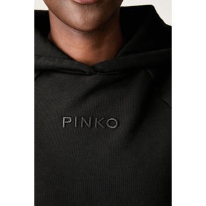 PINKO суичър с качулка дамски от памук (105726.A3II)