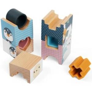 Bigjigs Toys Дървена Низанка Арктика Bigjigs (36040)
