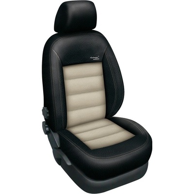 Autopotah Automega BMW X5 I E53 1999-2006 Authentic Leather černobéžové