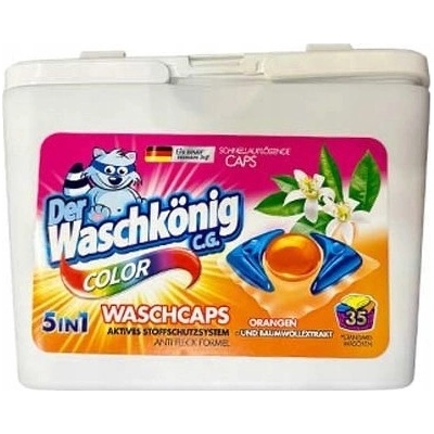 Waschkönig Color Orangen Und Baumwollextrakt kapsle 35 PD