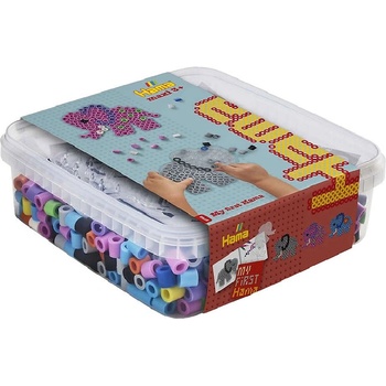 Image 1 of Hama Maxi Beads And Pin Plate In Bucket Elephant (388753)
