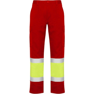 Roly Naos Letné nohavice Hi-Viz HV9300 Red 60