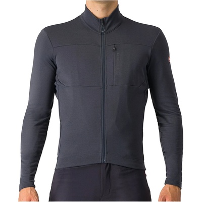 Castelli Мъжка фланелка с дълъг ръкав за колоездене Castelli Unlimited Trail 2 Jersey Cycling jersey - Dark Grey (056-3782-0112)