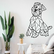 Styles Dřevěný obraz na stěnu pes Hafinka PR0228 černá: Přírodní překližka - Topol přírodní 40 x 50 cm 3835-40414 PR0228 HEU+