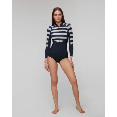 Dámsky Helly Hansen Waterwear LS Wetsuit Tmavomodro-biely