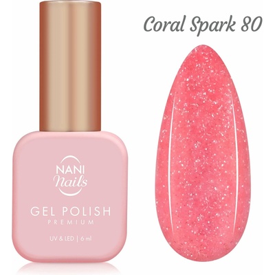 NANI gel lak Premium 6 ml - Coral Spark – Zboží Dáma