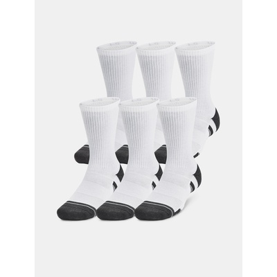 Unisex UA Perf Tech 6 бр. чорапи Crew Under Armour | Byal | МЪЖЕ | M