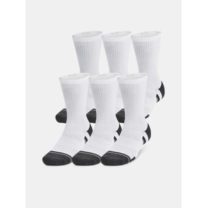 Under Armour Unisex UA Perf Tech 6 бр. чорапи Crew Under Armour | Byal | МЪЖЕ | M