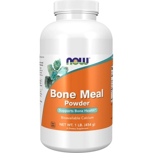 NOW NOW Bone Meal Powder, 454 Grams