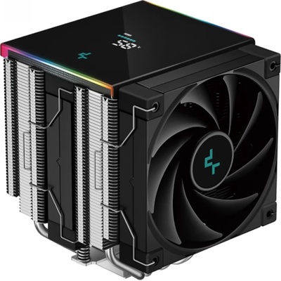 DeepCool AK620 DIGITAL SE, CPU Air Cooler, 2x120mm PWM Fans, 6 Heatpipes, Black, LGA2066/2011-v3/2011/1851/1700/1200/115x, AMD AM5/AM4, 129x138x161 mm(LxWxH), R-AK620-BKADMN-GJD, 3Y (AK620_DIGITAL_SE)