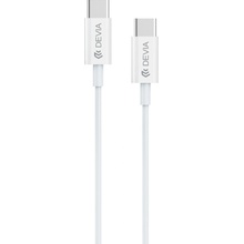 Devia EC042 PD USB-C - USB-C 60W 3A, bílý