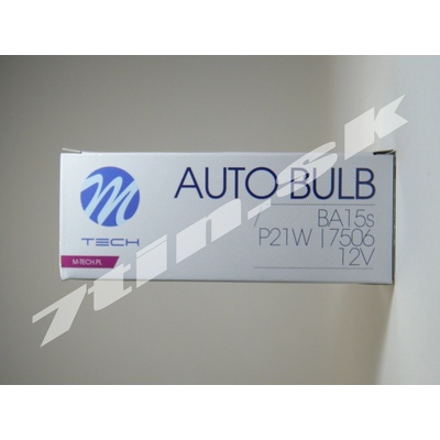 M-Tech Auto bulb P21W, BA15s 12V 21W 10 ks