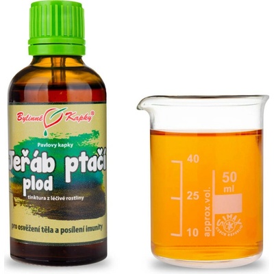 Jarabina vtáčia plod kvapky tinktúra 50 ml