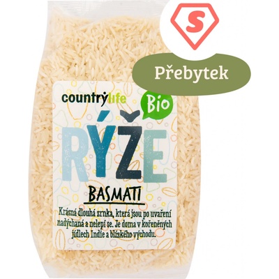 Country Life Rýže basmati bílá 0,5 kg