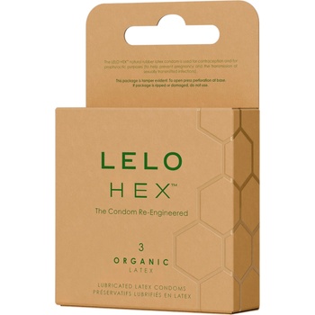 LELO Hex Organic - мощност презерватив (3бр)