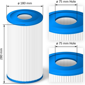 Crystalline Pool Spa Filter Filtrační kartuše SC776