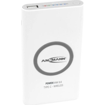ANSMANN Powerbank 8.8 Type-C Wireless 8000mAh Бял (1700-0098)