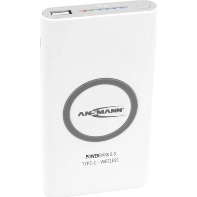 ANSMANN Powerbank 8.8 Type-C Wireless 8000mAh Бял (1700-0098)