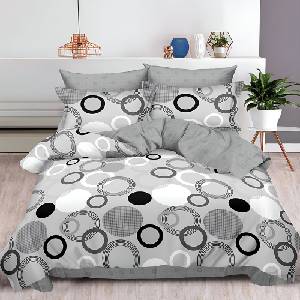 EmonaMall Двулицево спално бельо EmonaMall, 6 части - Модел S14267 (S14267-66666d)