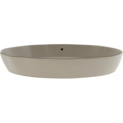 Bastion Collections oválná miska Matt Titane 30,5 x 20 x 5 cm LI-OVAL-DISH-001-MT
