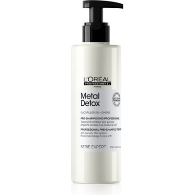 L'Oréal Serie Expert Metal Detox грижа за използване преди нанасянето на шампоан за боядисана и увредена коса 250ml