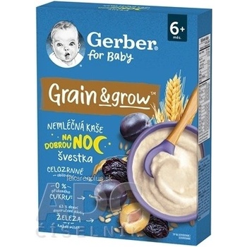 Gerber bezmliečna kaša pšenično-ovsená slivka 200 g