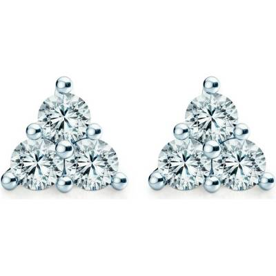 SAVICKI Náušnice Fairytale bílé zlato laboratorní diamanty FAIR-K-BR-036-LAB-B