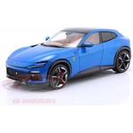 Polistil Количка Ferrari Purosangue year 2022 corsa blue 1: 18 (Polistil) (28712)