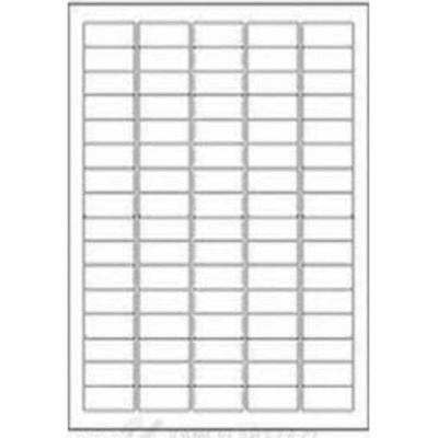 CDRmarket ETR0ECO3501A4100 samolepiace etikety R0ECO.3501A, 35,6 x 16,9 mm, 80 etiket, A4, 100 listů, biela