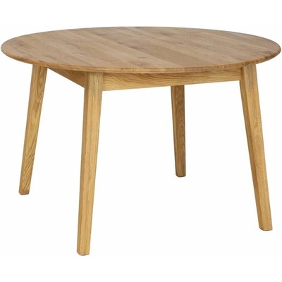 Drewmax ST392 118+40 dřevěný oválný jídelní stůl z dubu