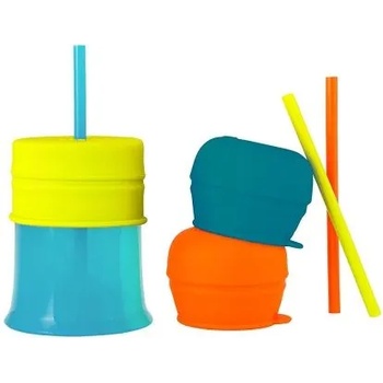 Image 1 of BOON Комплект чаша + 3 универсални силиконови капачета Boon SNUG (B11145)