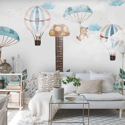 Art Gift Decor Фототапет Лисици с парашути