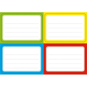 DEIS Етикети за тетрадка Deis №7, оп. 400 бр, Colors 2026 (01634-А-№7 / 2026)