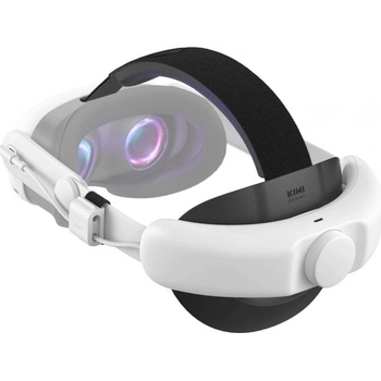 Kiwi Design Q31-SPCU řemínek na hlavu s 6400mAh baterií Meta Quest 3 bílý