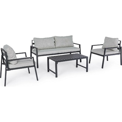 Bizzotto Комплект градински мебели lorillard new антрацит (0662632)