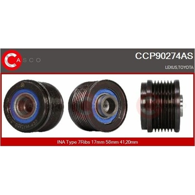 Řemenice, generátor CASCO CCP90274AS