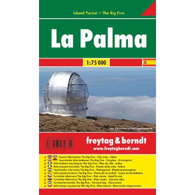 Automapa La Palma kapesní lamino