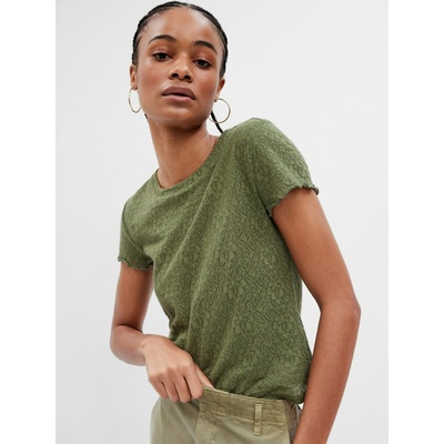 GAP Щампана тениска GAP GAP | Zelen | ЖЕНИ | XXS