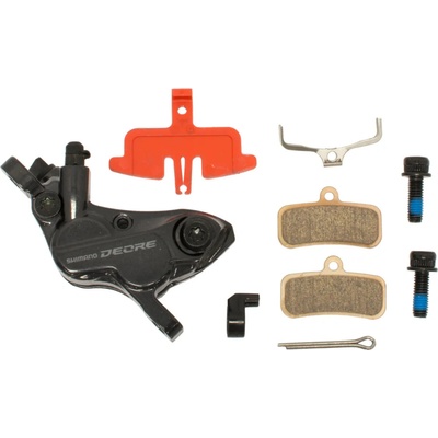 Shimano brzdový třmen Deore přední/zadní BR-M6120 4 pístky Black – Zboží Dáma