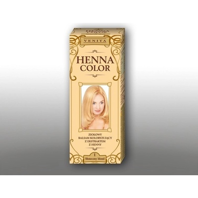 Henna bylinný balzam Color 1 slnečný blond 75 ML